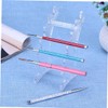 Healeved 2pcs Makeup Brush Holder Display Stand Slots Organizer for