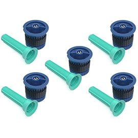 Rain Bird Nozzle for he or Vans 15 Mile Remote Static Sprinkler e.g. Work Heavy Duty Black 3.3 M to 4.6 m, Water Saving, 5 pieces (10 he-van, Blue)