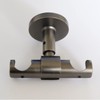 Refila 2 Pack Diameter 19mm(0.75 inch) Double Curtain Rod Bracket