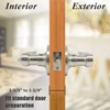 Probrico (4 Pack) Wave Style Keyed Alike Entry Levers, Keyed