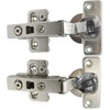 Wake Sangyo NS-3550-2P Sliding Hinge, Full Coverage, Includes Catch, Silver,