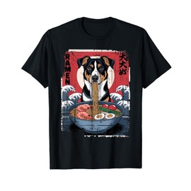 Ramen Dog Japanese Comic RAMEN 犬大好き Food Anime Culture T-Shirt