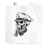 Autiga® Jute Bag Captain Skull Beard Sailor Skull Cotton Bag