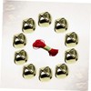 VILLFUL 20m Bell Red Rope Set 50pcs Jingle Bells Christmas