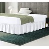 Bronwen Mathew Frilled Fitted Valance Sheet Extra Deep Single Bed