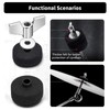 21PCS Cymbal Replacement Accessories, Standard Hi-Hat Clutch, Drum Cymbal Felt