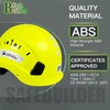 SAFEBUILDER Work Safety Hard Hat For Engineer Slotted Ventilated Construction