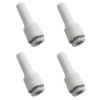 Push-Fit Stem Reducer, 4PCS 6mm to 4mm Push-Fit Tube Connector,