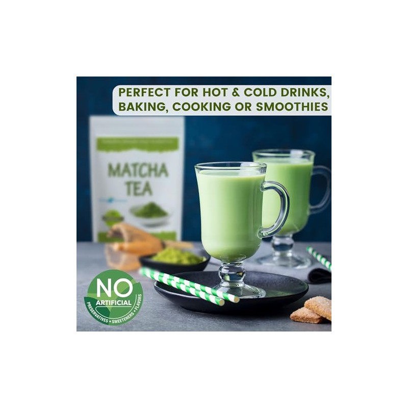 NutriExtracts Ceremonial Matcha Green Tea Powder - 100g Pack