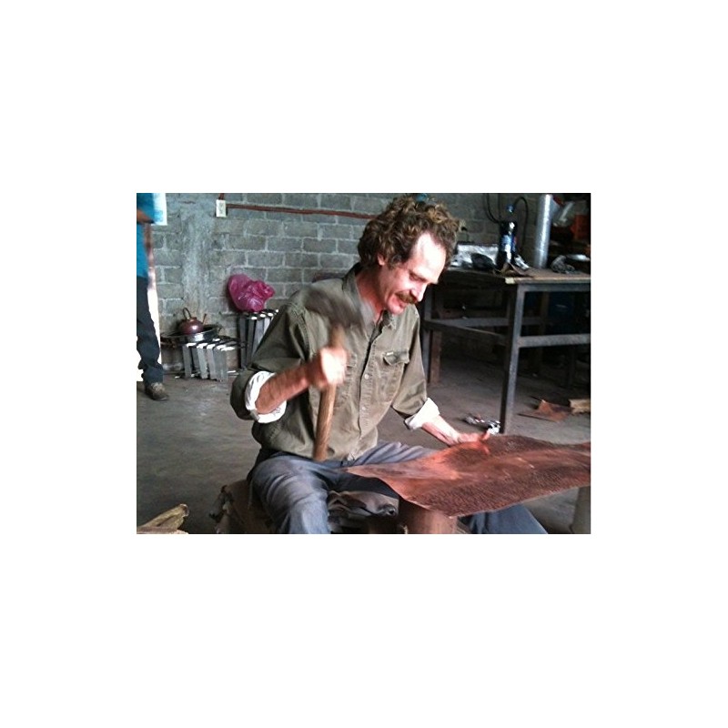 Sertodo Copper, Round Napa Cup Coaster, Hand Hammered 100% Pure