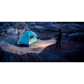 LED Flashlight - 330 lm Black LED Flashlight AA Battery