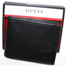 GUESS Leather Men's Wallet Black $48.00 New in the box - Black