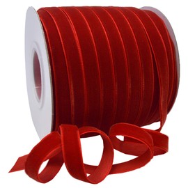 Morex Ribbon Viviana Velvet Ribbon, 1.5 inch by 20 Yards, Navy Blue, 1689.38/20-370