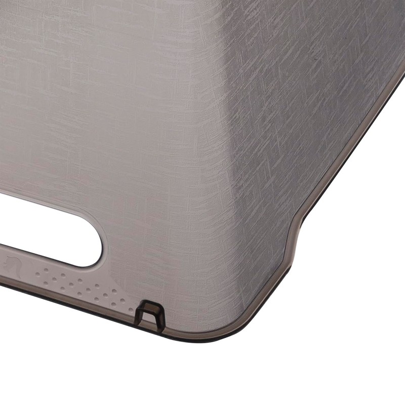 keeeper 6 Litre Textured Storage Box Lotta Crystal Grey