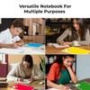 Rosmonde 50 Pack, 1 Subject Spiral Notebook College Ruled Bulk,