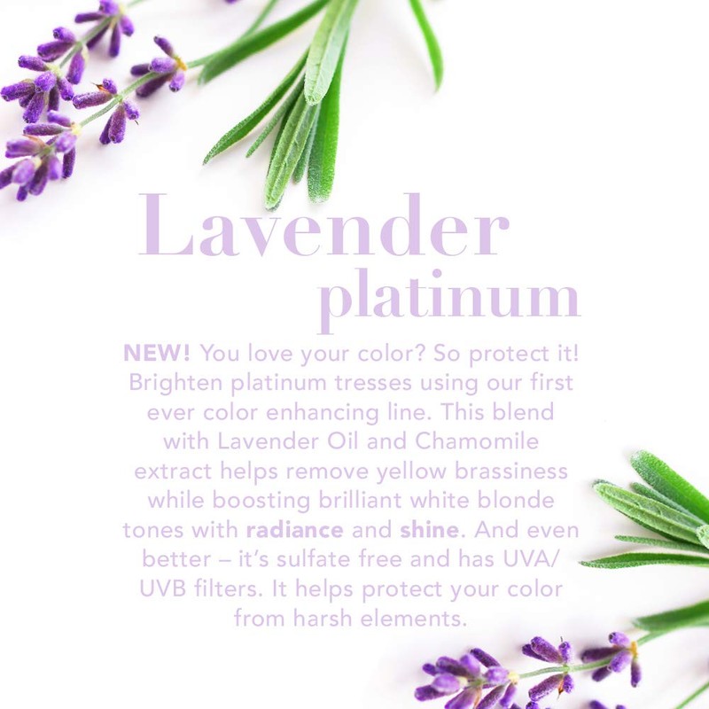 OGX Hydrate & Color Reviving + Lavender Luminescent Platinum Conditioner,