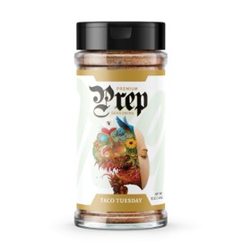 Underground Bio Labs | Prep By Jefe Premium Seasoning | Low Sugar/Sodium | MSG/Gluten Free | 7 Mouthwatering Flavors (5oz) (Taco Tuesday)