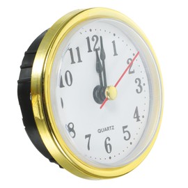 TEHAUX Vintage Round Clock Insert with Silent Mechanism Simple Clock Head for DIY Wall Clock Projects Durable Design for Home Office Crafting Needs