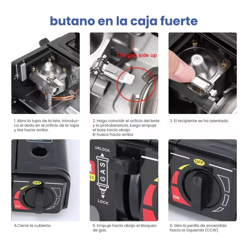 Estufilla Portátil Encendido Electrónico Para Camping