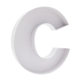 12" Cardboard Letter Shaped Tray Paper Mache Sweets Birthday Charcuterie (C)