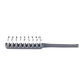 Dukal Dawn Mist Adult Brush, 8" Long, Plastic Bristles with Rounded Gray Tips, Gray (12 Boxes of 24) (Pack of 288)