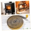 ORFOFE Stove Rope Gasket for Fireplaces Burning Stove Door Seal