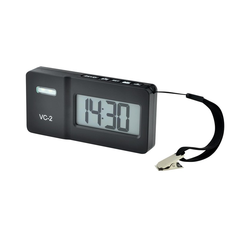 Humantechnik VC-2 Travel Radio Alarm Clock with Vibration, Loud Alarm