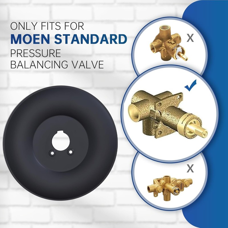 Escutcheon Replacement for Moen 16090 Chateau Collection, for One-Handle Tub