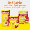 Sellotape Strong Sticky Transparent Tape, Crystal Clear, 18mm x 25m,