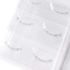 Musegetes 3 Pairs Lower Eyelashes False Eyelashes Transparent Axis False