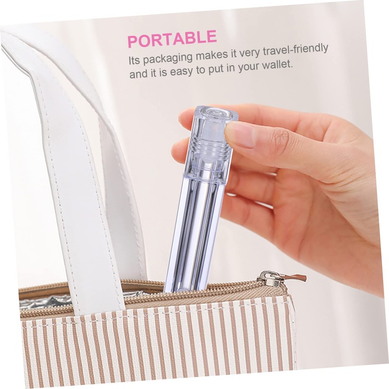 Baluue Essential Oil Roller Bottles 10 Pack Square Plastic Bottles