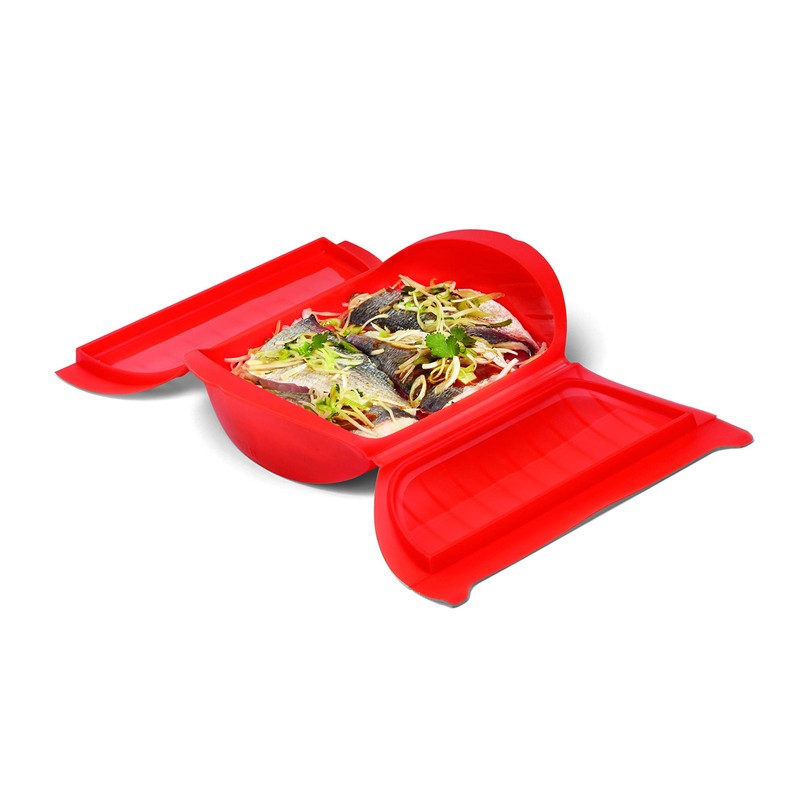 Lékué Steam Box Set for 3.4 People + Spanish Recipe