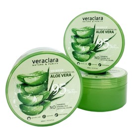 Veraclara]New Soothing Moisture Aloe Vera Gel 95 Percent(Purity) Korean Cosmetics (1)