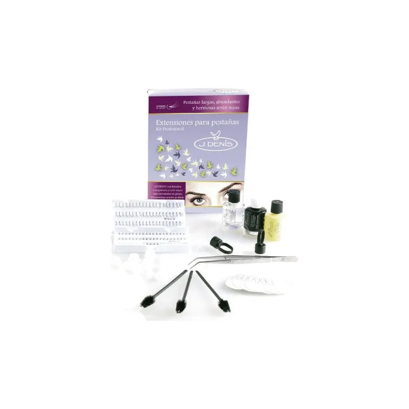 Kit De Extenciones Para Pestañas Profecional J Denis
