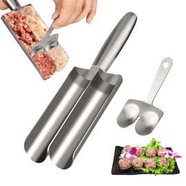 Meatball Maker with Cutting Spade, Meatball Shaper, Scoop for Cooking Utensils, Accessories, DIY Kitchen Cooking Utensils for Quick Preparation of Meatballs (2)