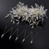 100pcs 3mm Clear Miniature 12V 60mA Grain of Wheat Bulbs