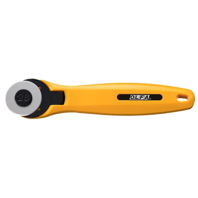 OLFA 1131976 Small Rotary Cutter, Yellow, 28mm