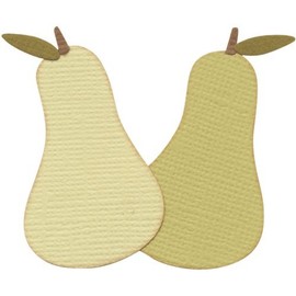 QUICKUTZ We R Memory Keepers 2-Inch by 2-Inch Die, Pears