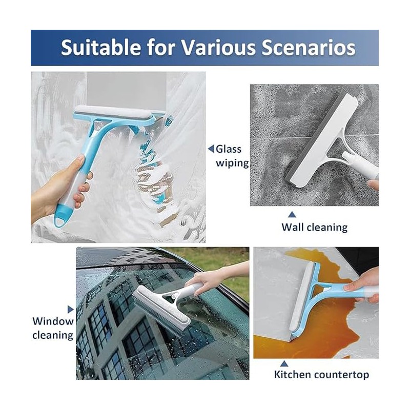 3 in 1 Spray Squeegee, WindowSqueegee with Spray 3 in