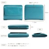 Blanpom bp-1046 Women's Bifold Wallet, Leather, Cowhide Leather, Mini Wallet,