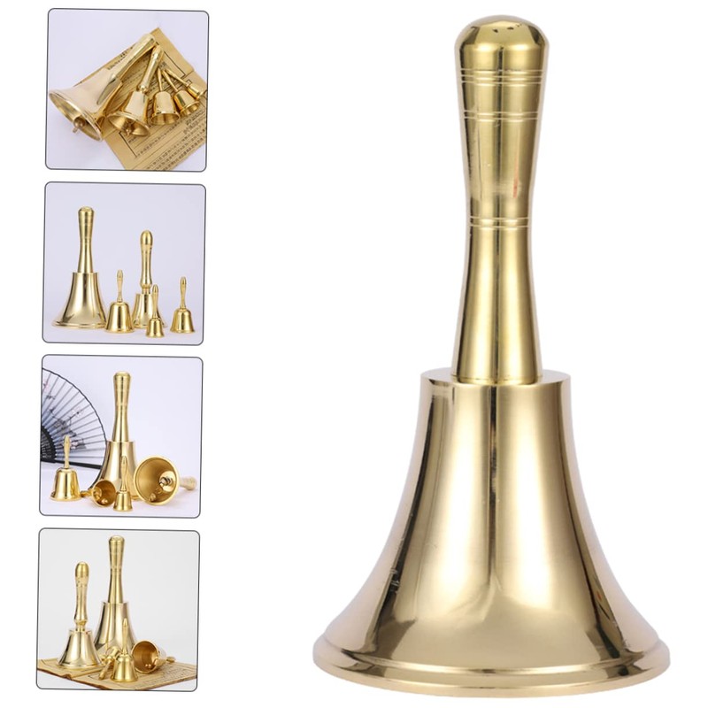 Operitacx Christmas Party Handbell Extra Loud Table Bell for Restaurants