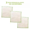 Ecobeauty Eco Pads Microfibra Lavable Desmaquillantes Reutilizables X3