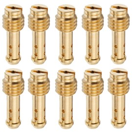 Pilot Jet Jetsetmoto 10 Size Set Mikuni/Large #10#12.5#15#17.5#20#22.5#25#25#27.5#30#32.5 Pilot Jet Set Mikuni (9.5mm x 4mm) (6pcs) Mikuni VM18 Carburetor Mikuni Flat 24 Carburetor TZR 50R/RZ5 0/sepia