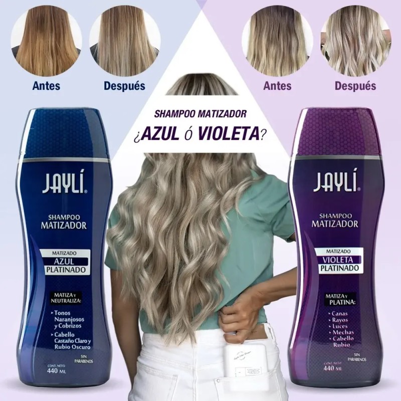 Shampoo Matizador Violeta (morado) Jayli 270 Ml