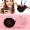 PRETYZOOM Limpiador de Brochas de Maquillaje Esponja, Estuche de Hierro