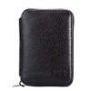 Anı Yüzük Genuine Leather Men's Zip Wallet, Black, black, Modern