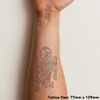 'Celtic Eagle' Temporary Tattoo - Water Resistant, Skin-Safe, Non-Toxic Transfer