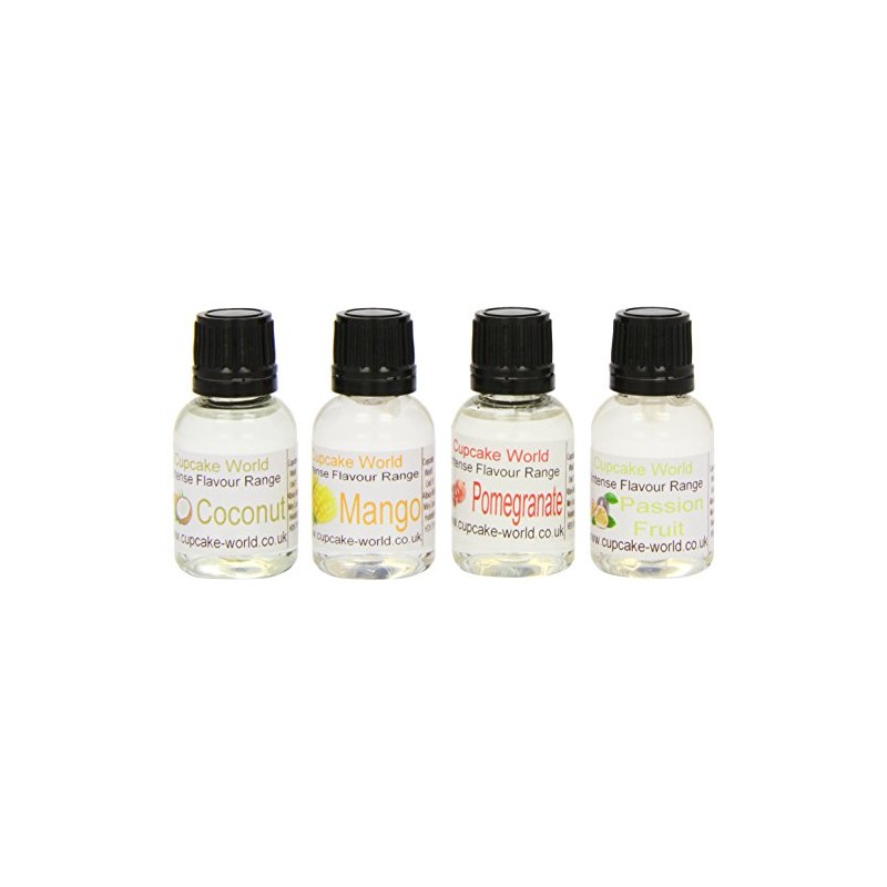Cupcake World Intense Food Flavourings Exotic Fruits Pack 28.5 ml