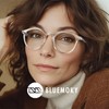 BLUEMOKY Reading Glasses for Men and Women: Blue Light Round