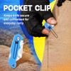 Box Cutter, Quick Change Folding Box Cutter with Clip, Folding
